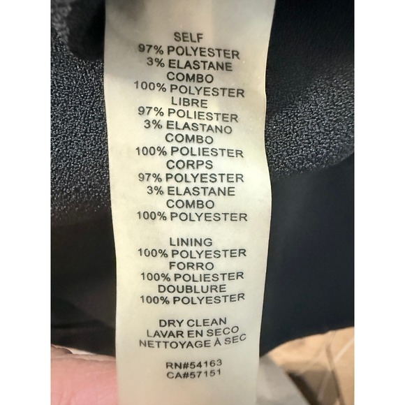 Vince Camuto Embellished Halter Jumpsuit Womens Black Excellent Formal Mesh Neck - Picture 12 of 13